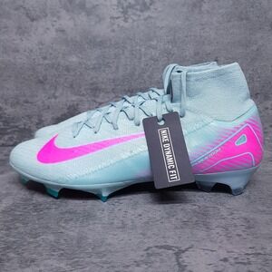 NIKE Zoom Mercurial Superfly 10 Elite FG Prism Pack Mens 12 Blue Pink FQ1454 301